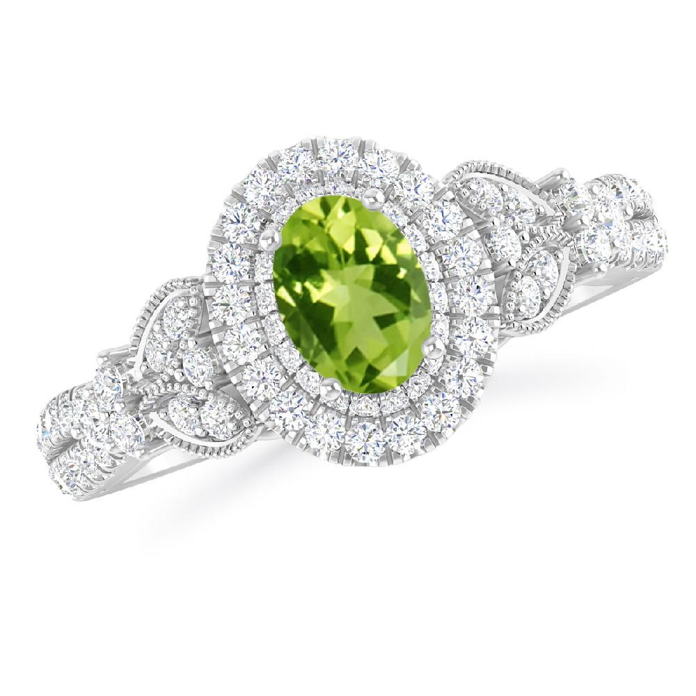 White Gold - Peridot