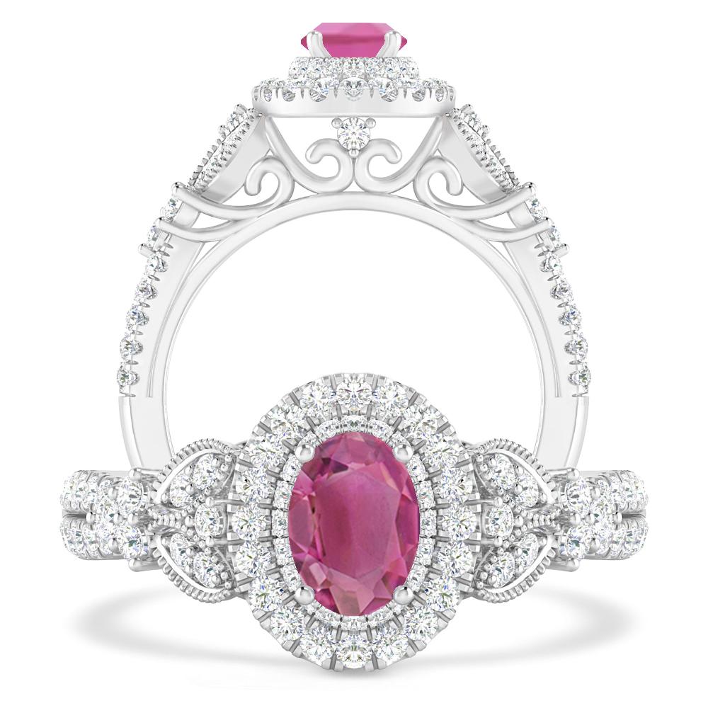 White Gold - Pink Tourmaline