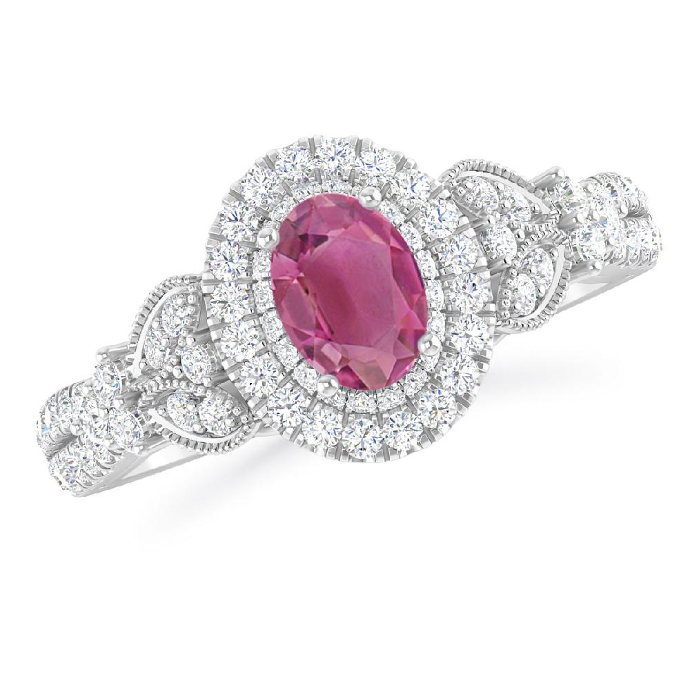White Gold - Pink Tourmaline