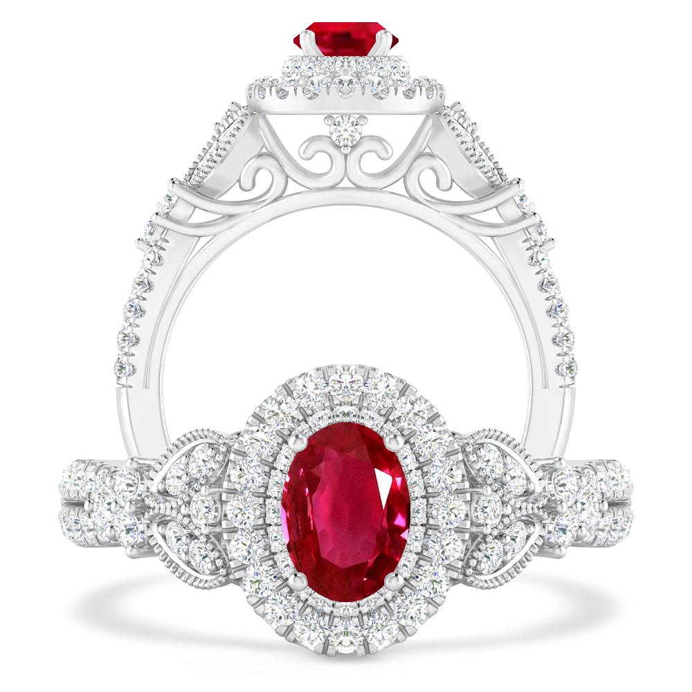 White Gold - Ruby