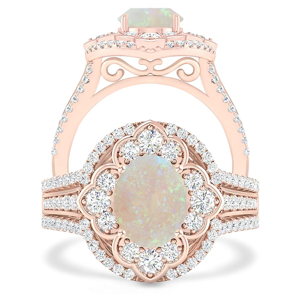 Rose Gold - Opal