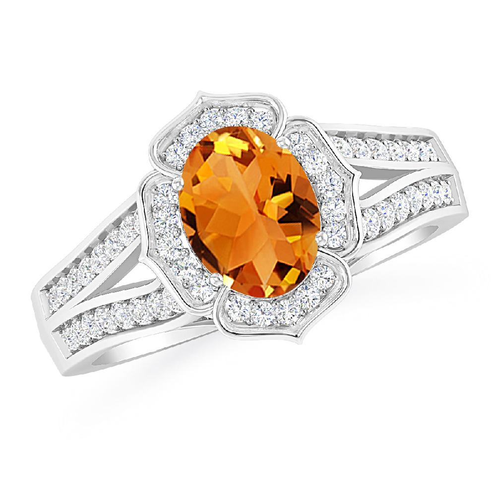 White Gold - Citrine
