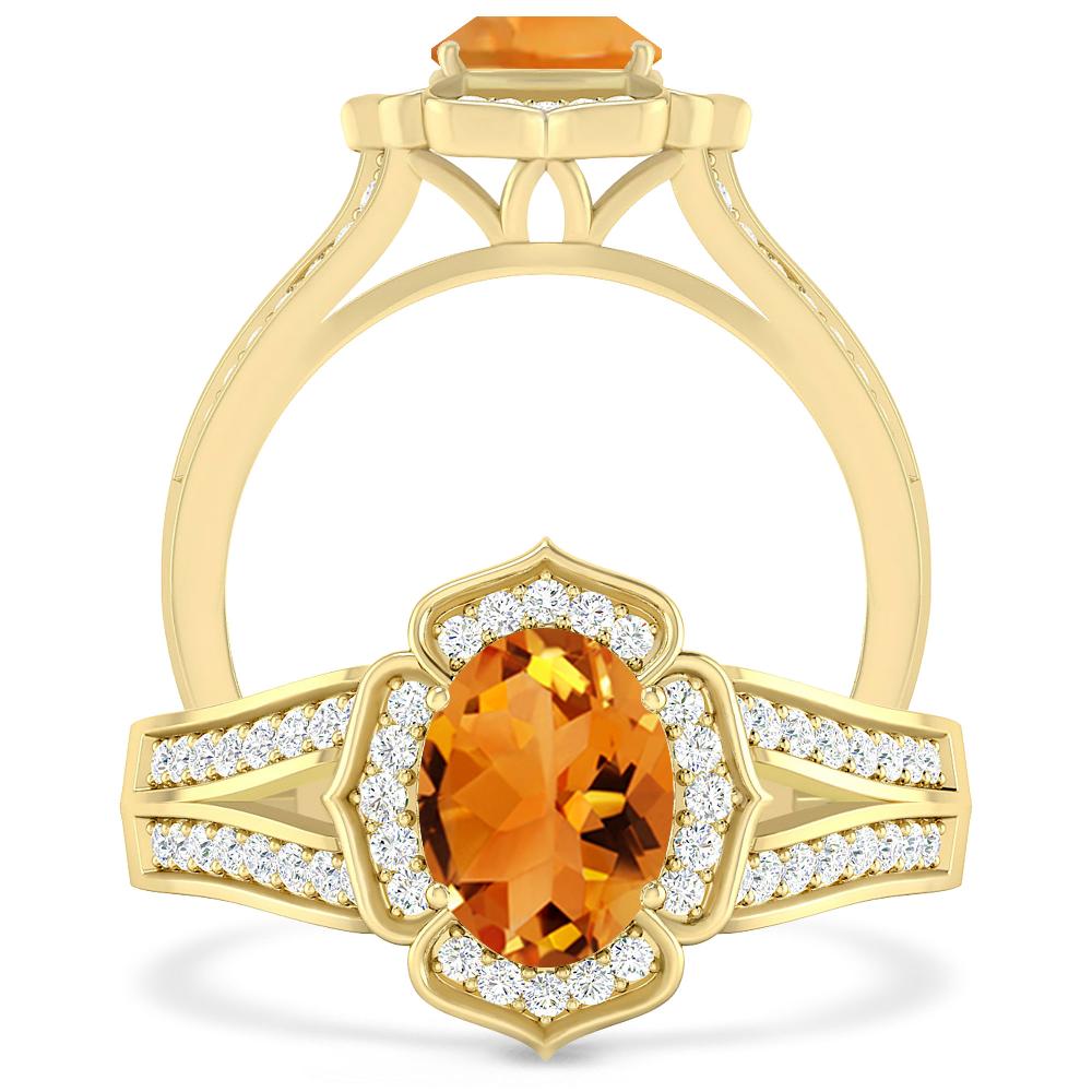 Yellow Gold - Citrine