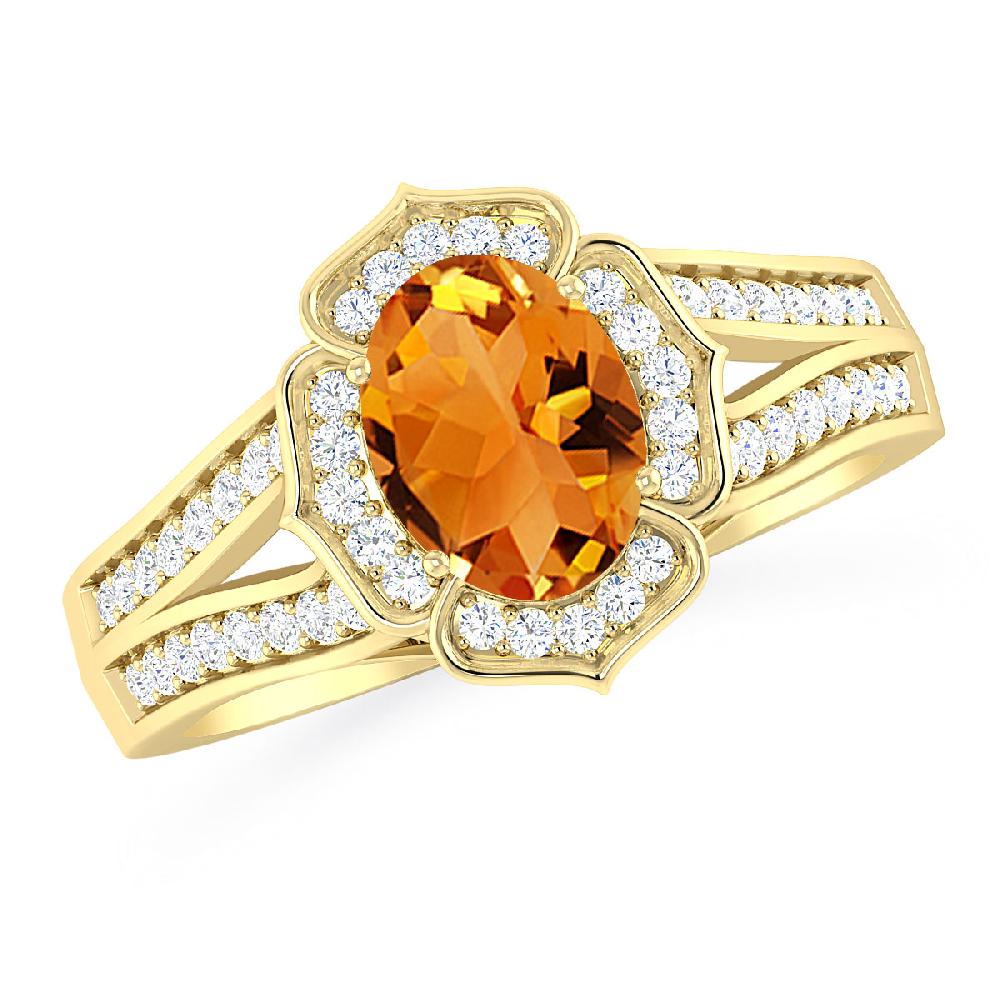Yellow Gold - Citrine