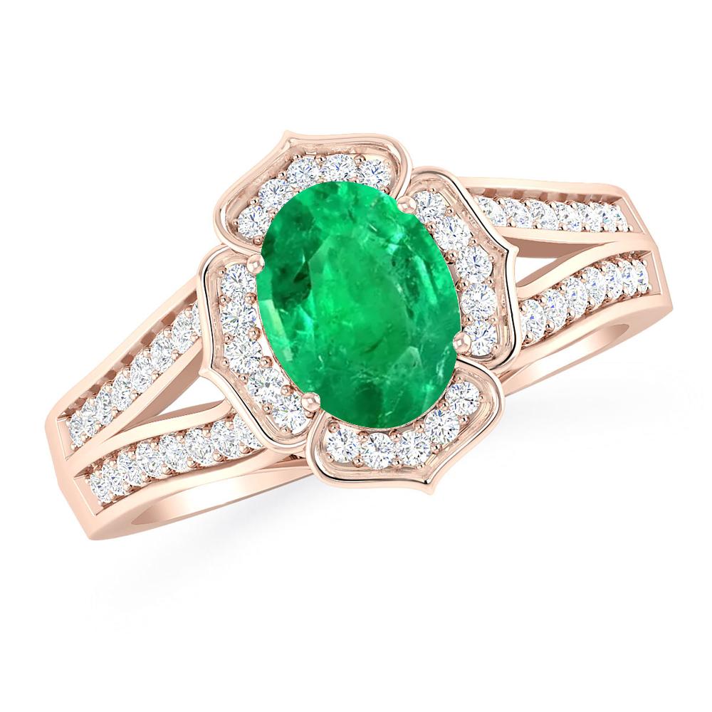 Rose Gold - Emerald
