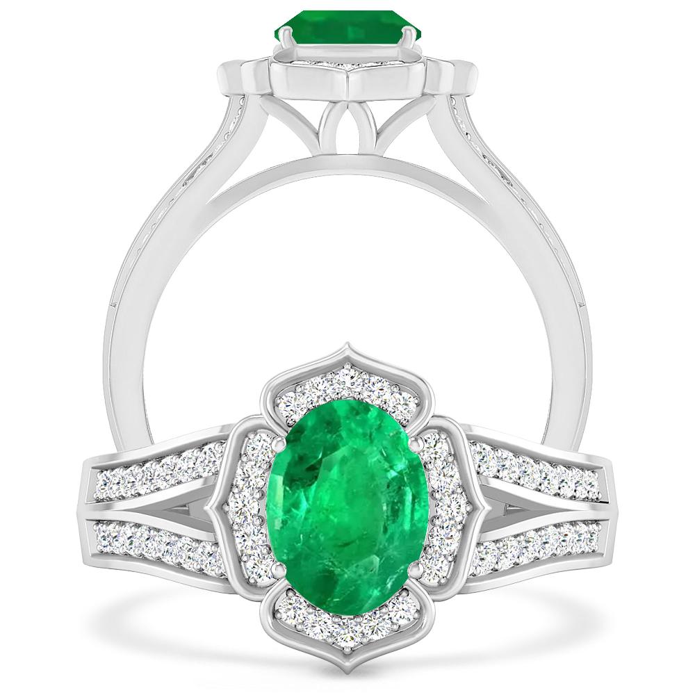 White Gold - Emerald