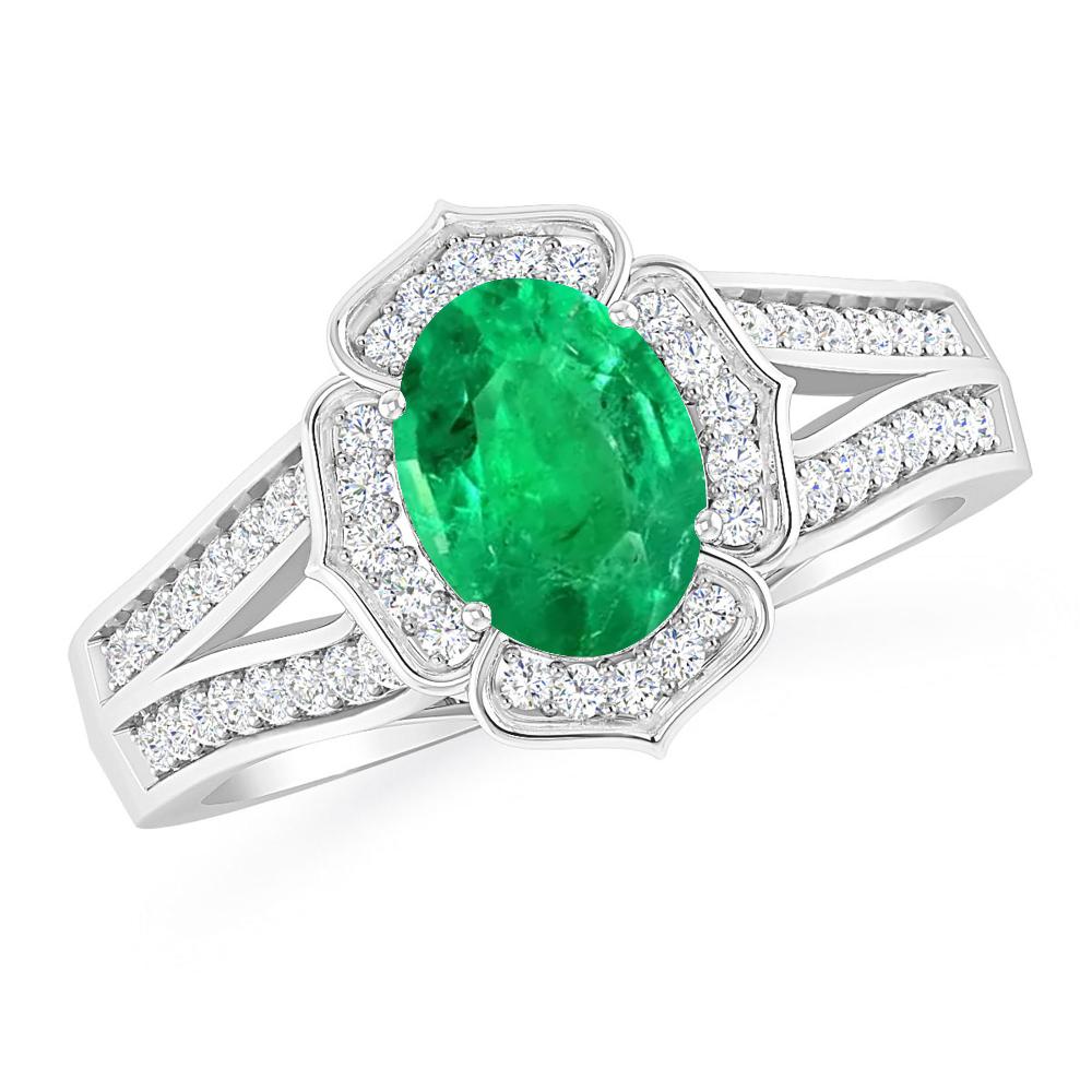 White Gold - Emerald