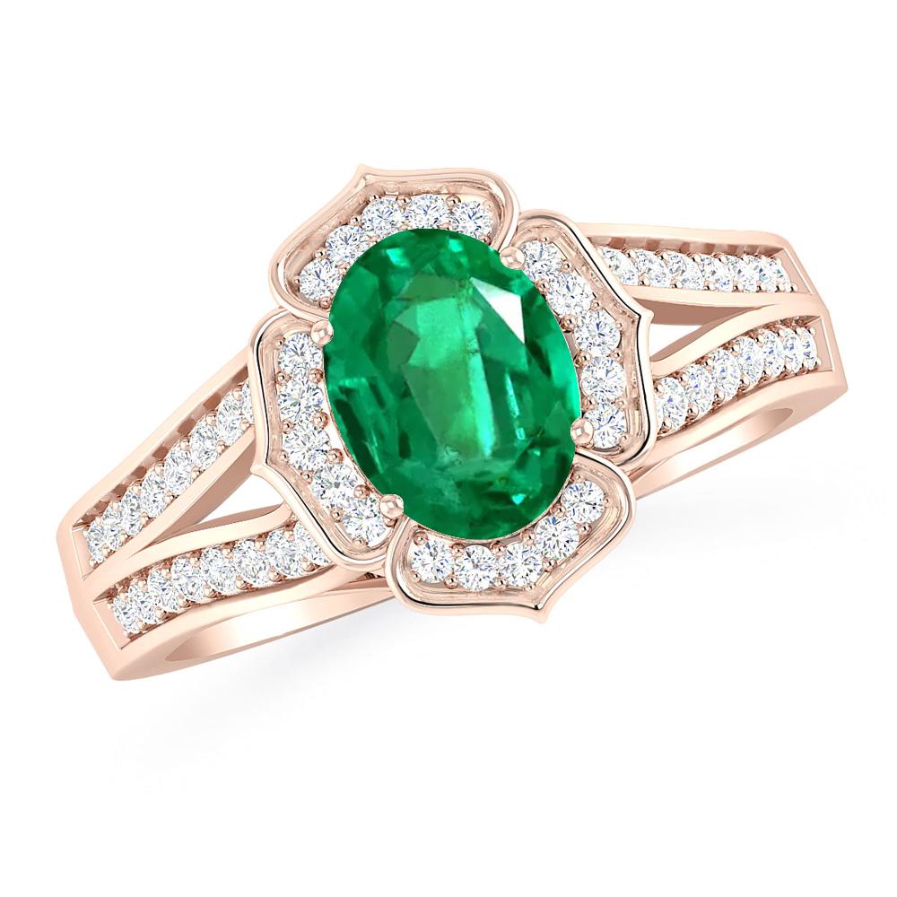 Rose Gold - Emerald