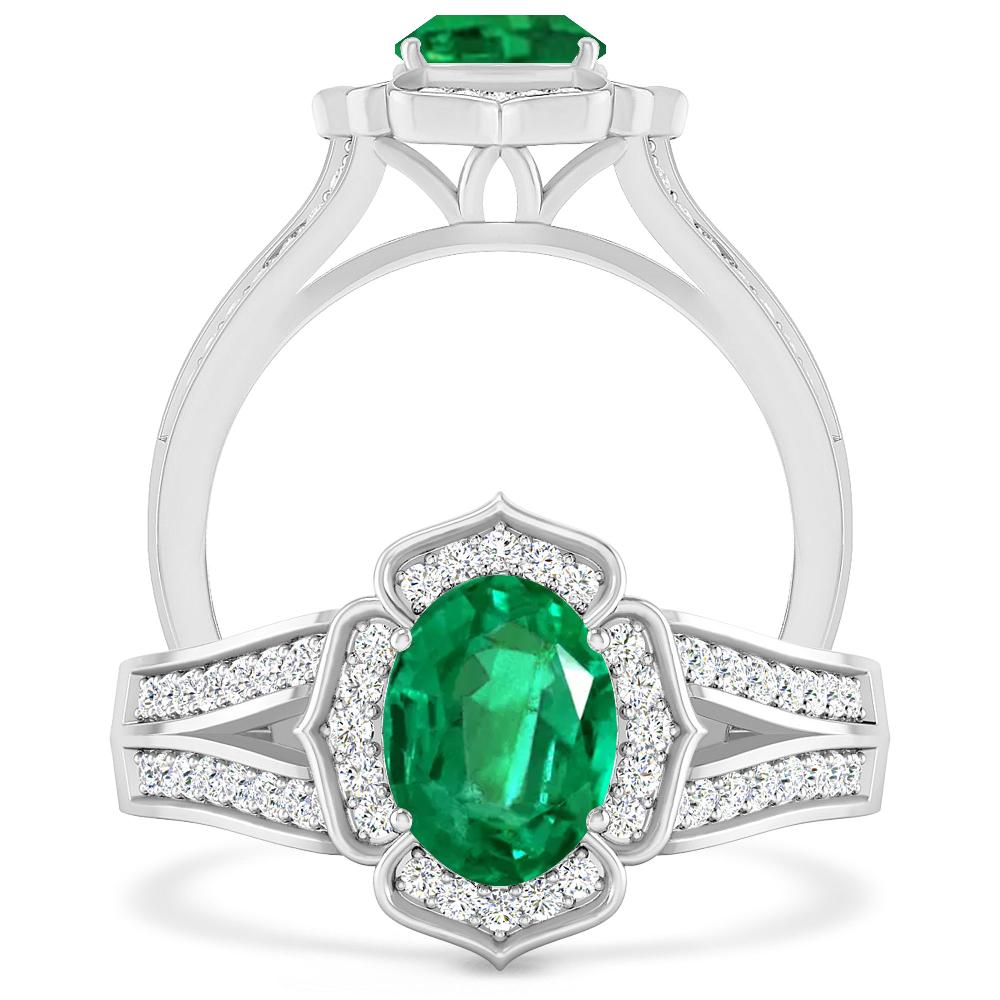 White Gold - Emerald