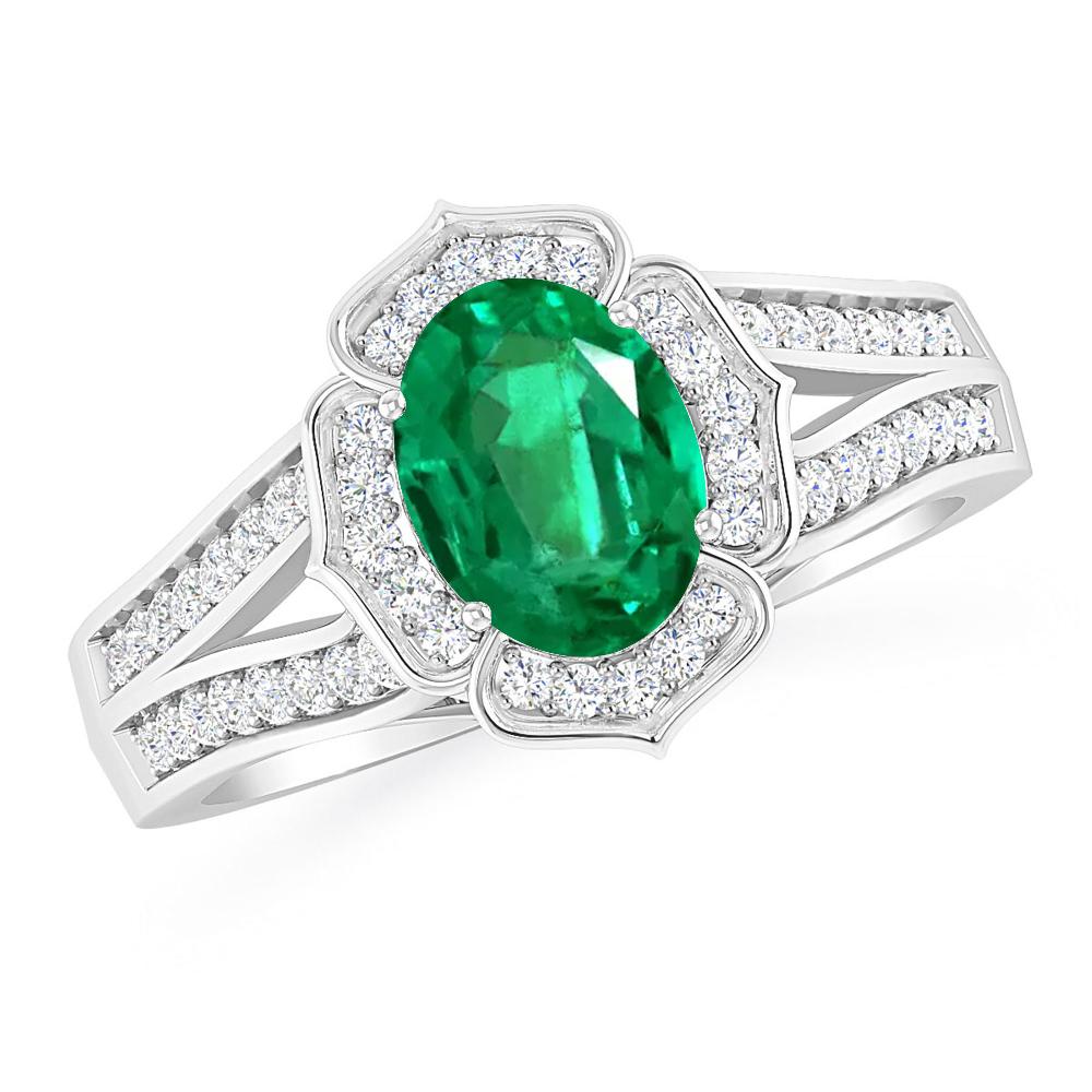 White Gold - Emerald