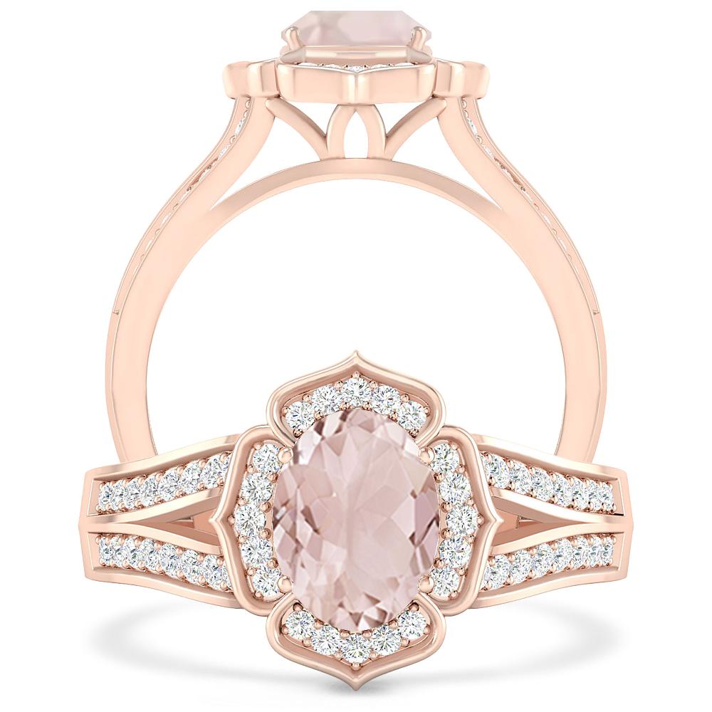 Rose Gold - Morganite