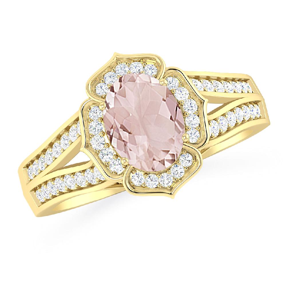 Yellow Gold - Morganite