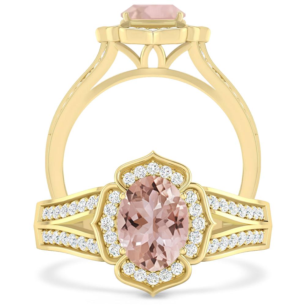 Yellow Gold - Morganite