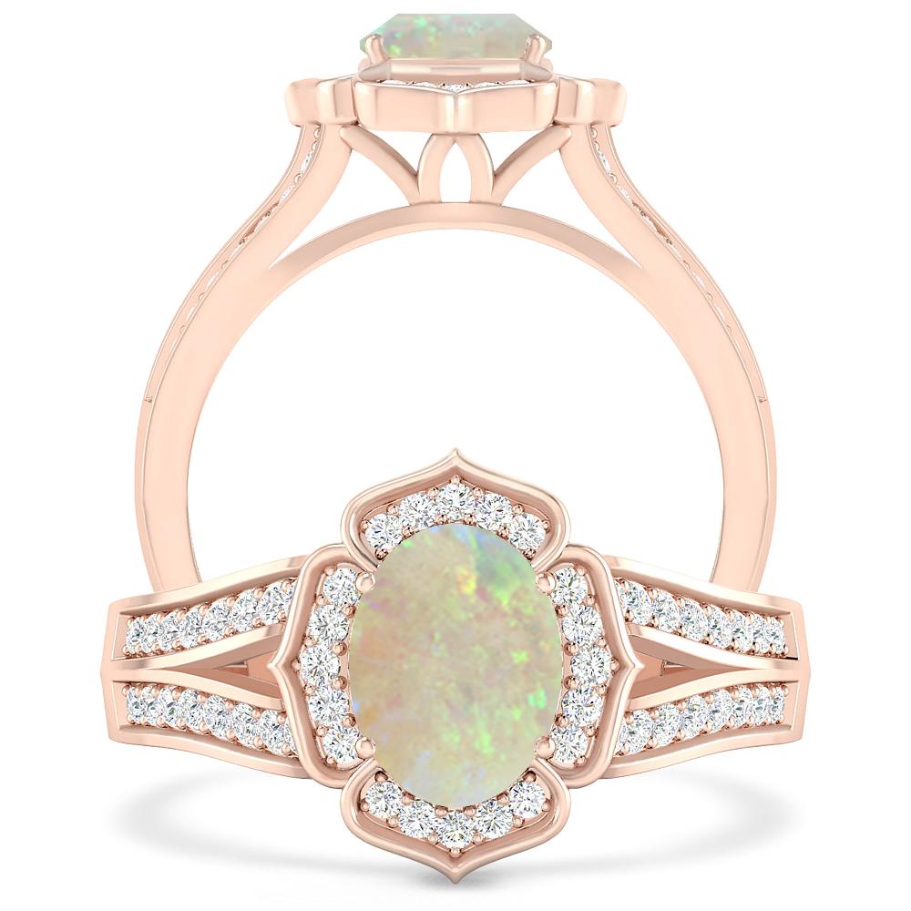 Rose Gold - Opal