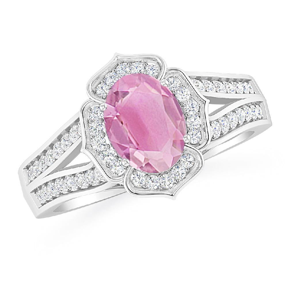 White Gold - Pink Tourmaline