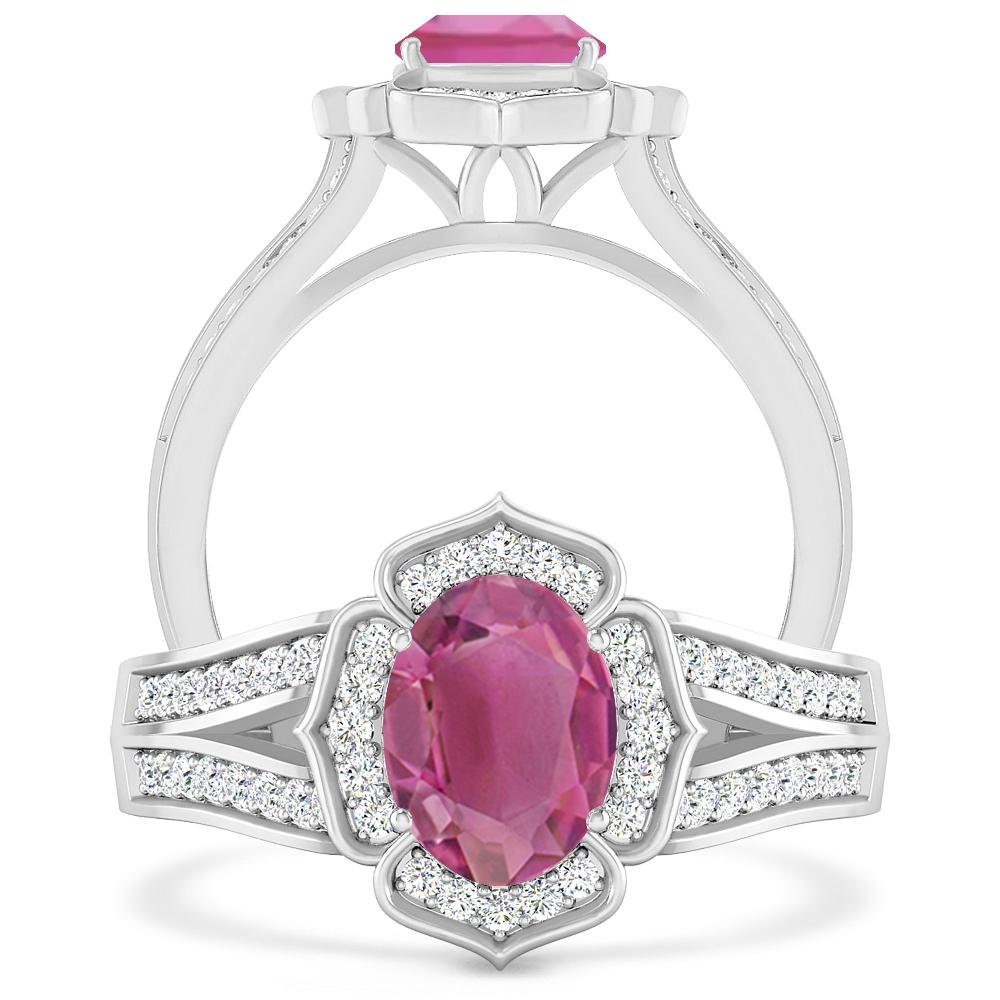 White Gold - Pink Tourmaline