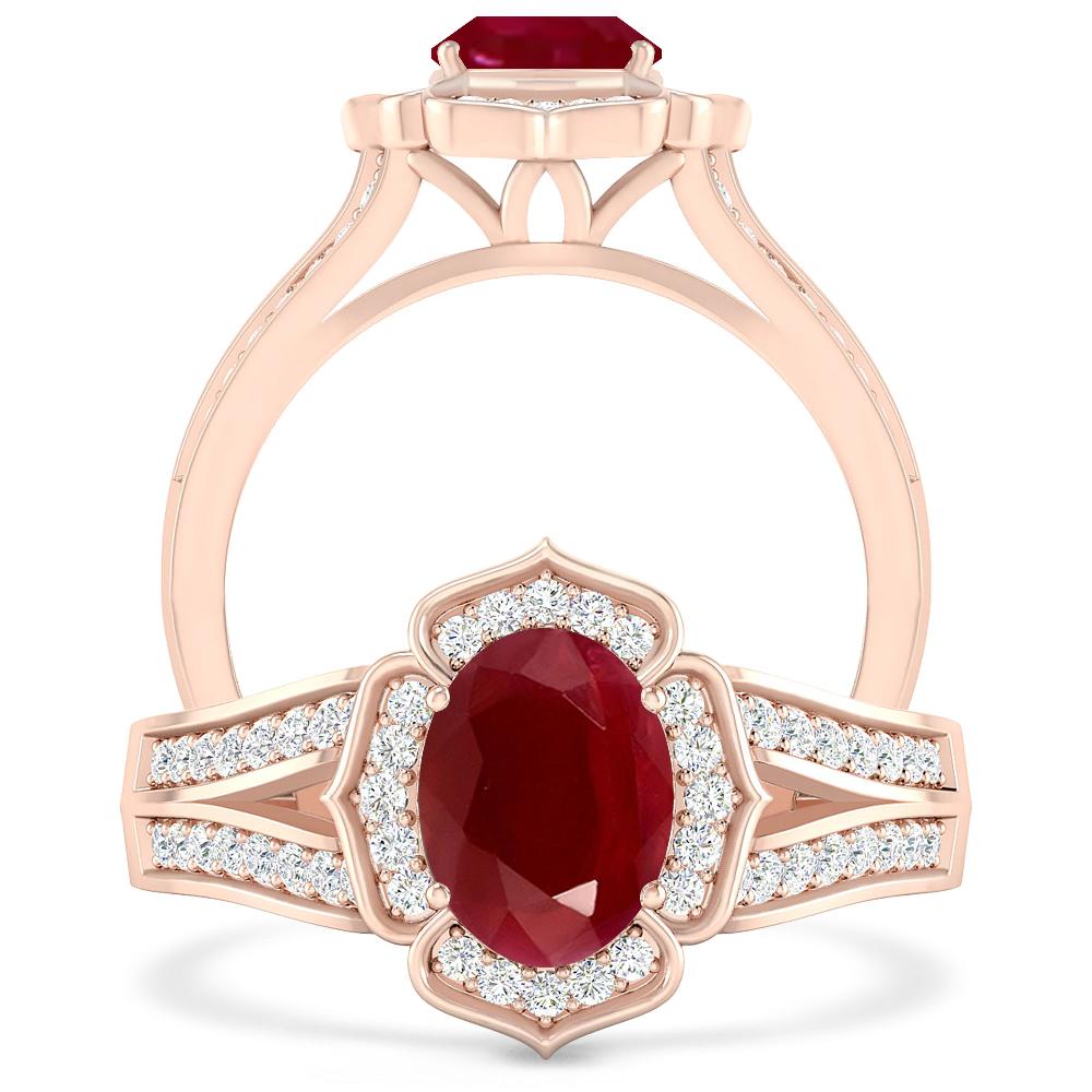 Rose Gold - Ruby