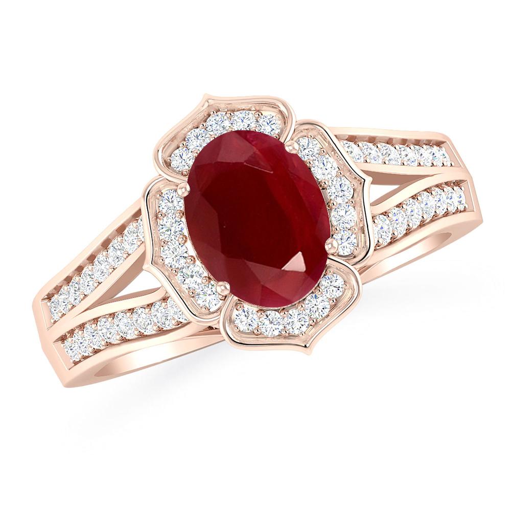 Rose Gold - Ruby