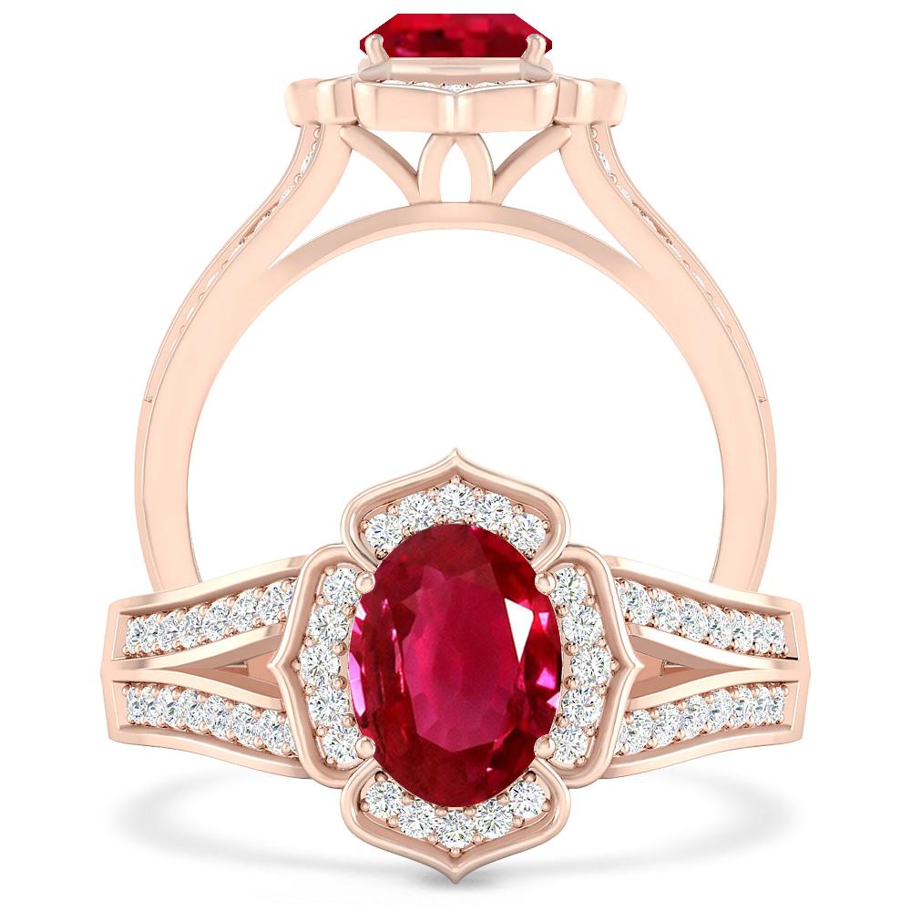 Rose Gold - Ruby