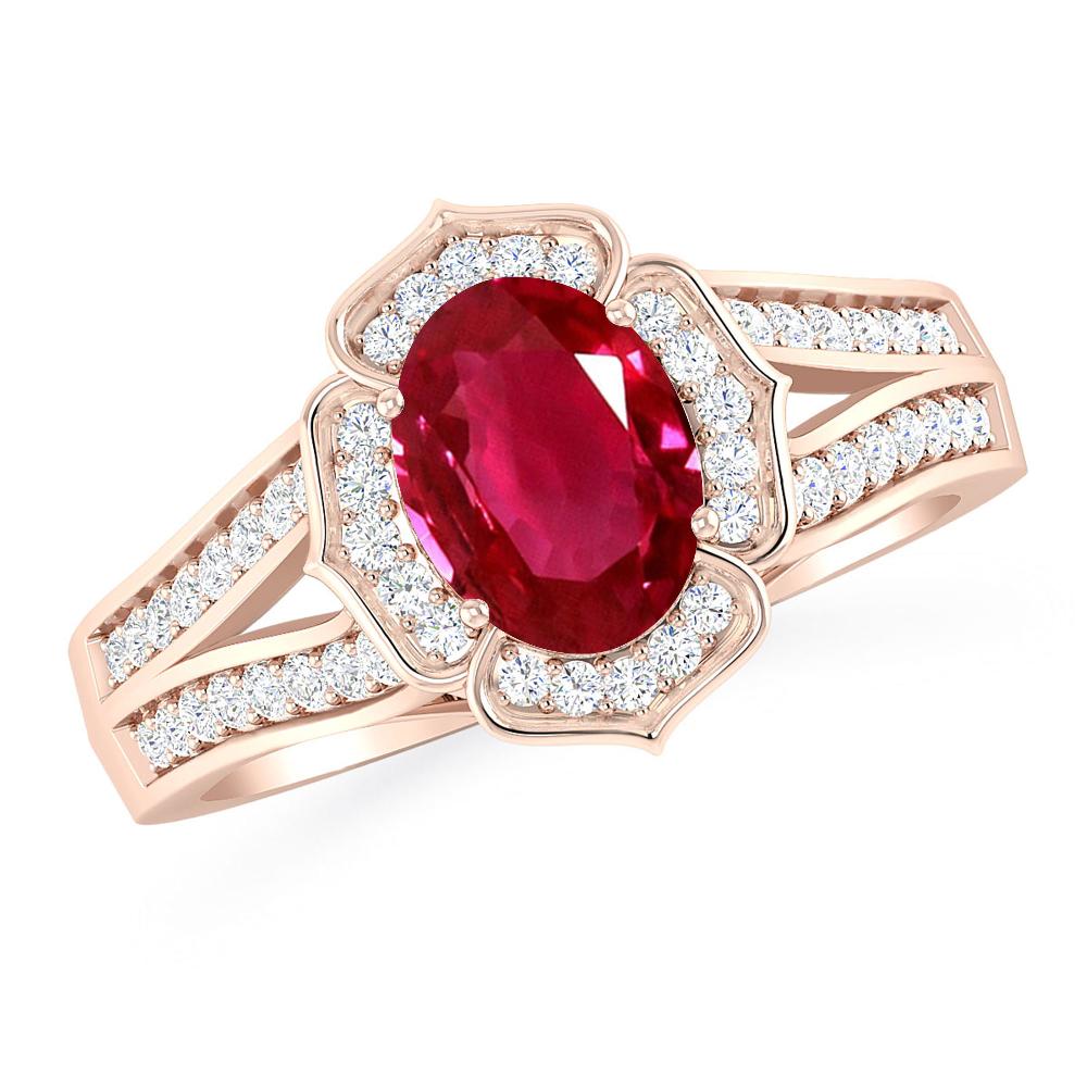Rose Gold - Ruby