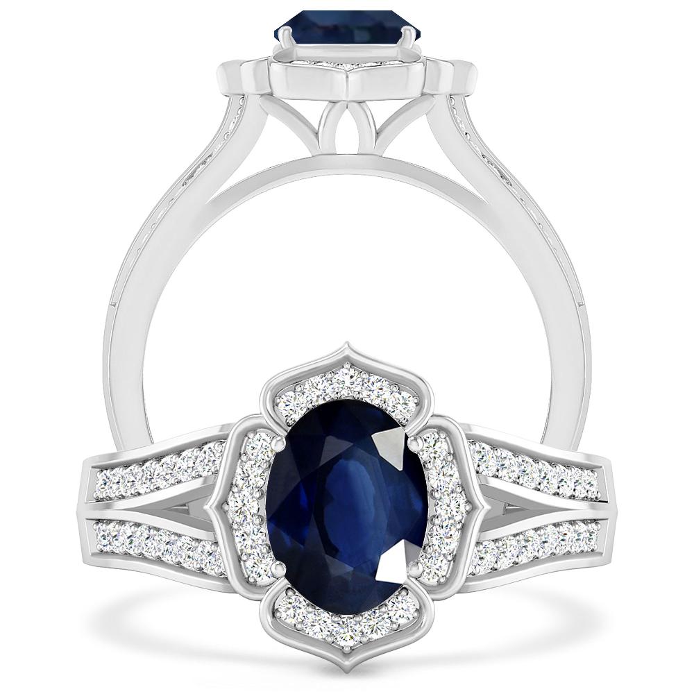 White Gold - Sapphire