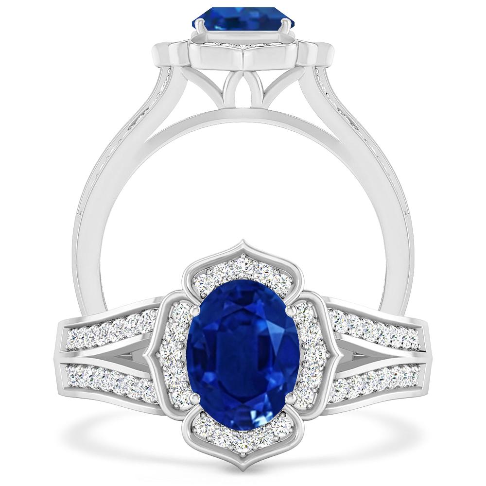 White Gold - Sapphire