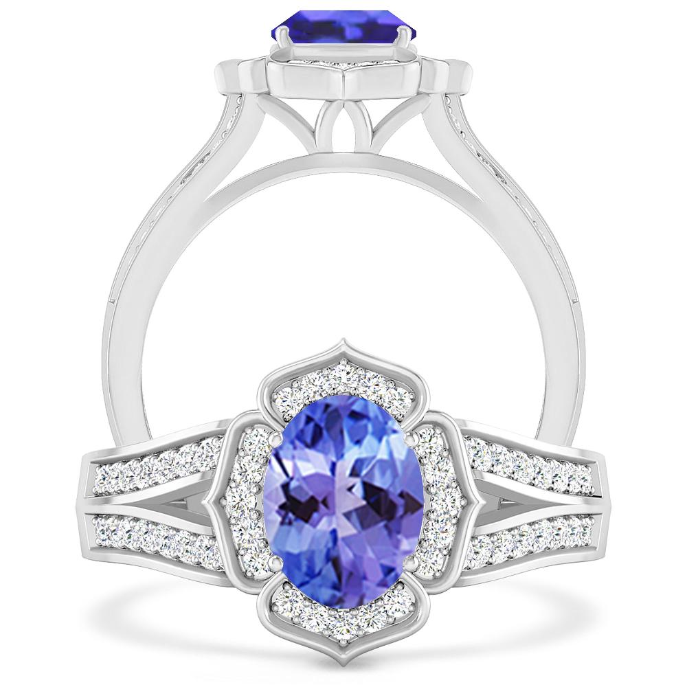 White Gold - Tanzanite