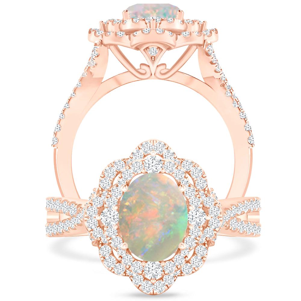 Rose Gold - Opal
