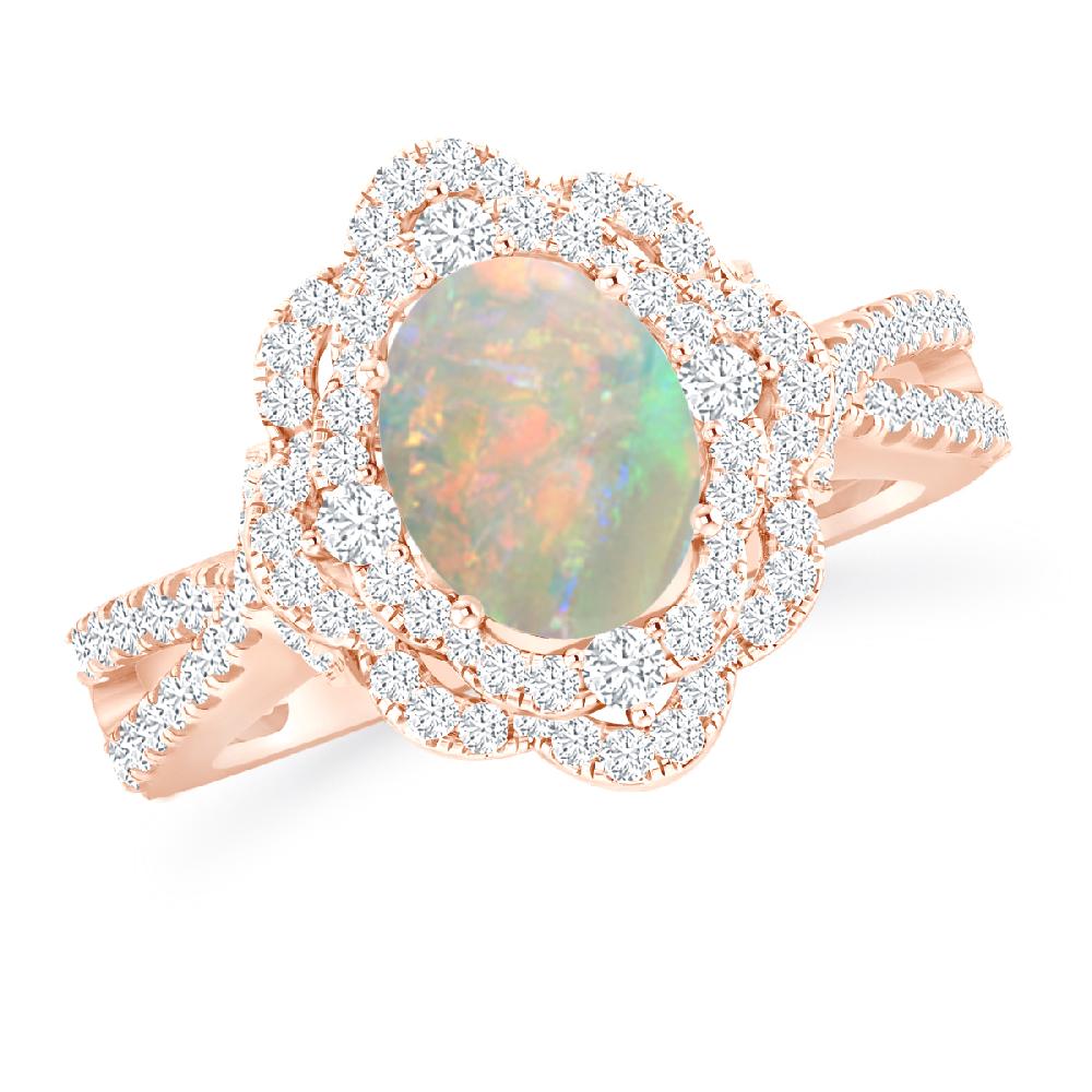Rose Gold - Opal