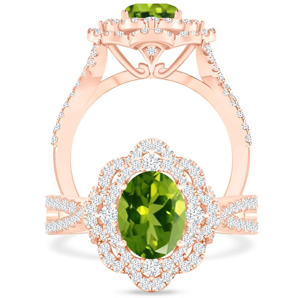 Rose Gold - Peridot