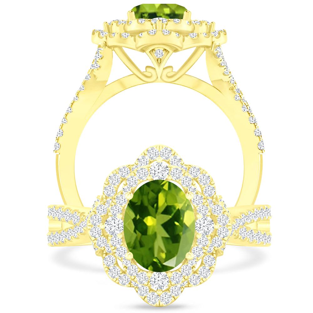 Yellow Gold - Peridot