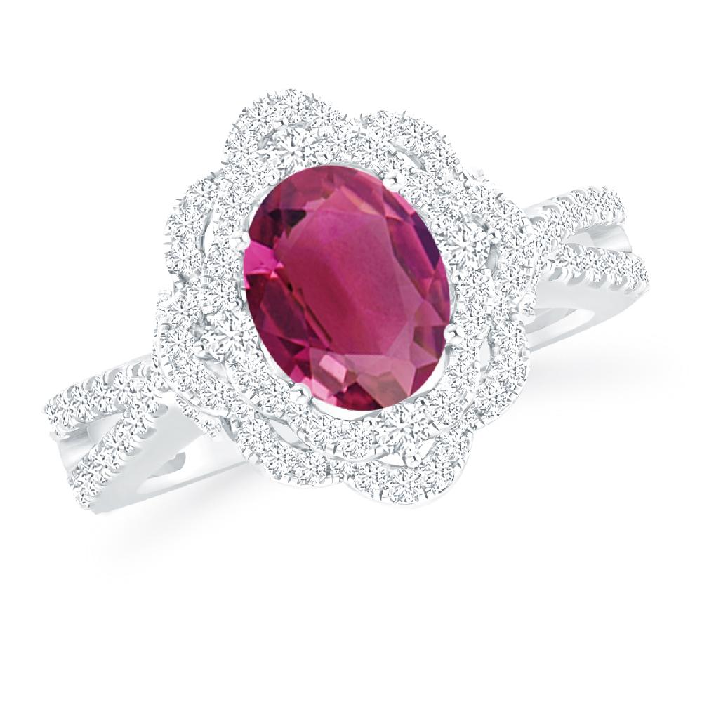 White Gold - Pink Tourmaline