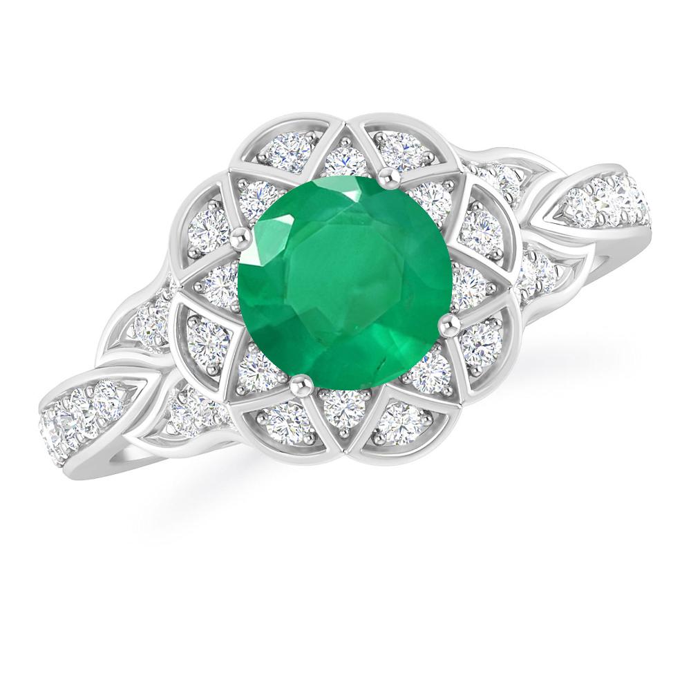 White Gold - Emerald