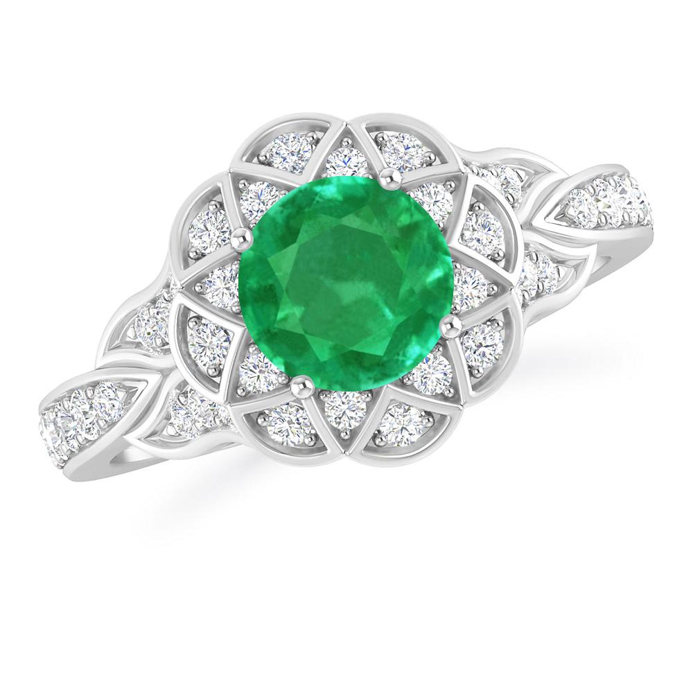 White Gold - Emerald