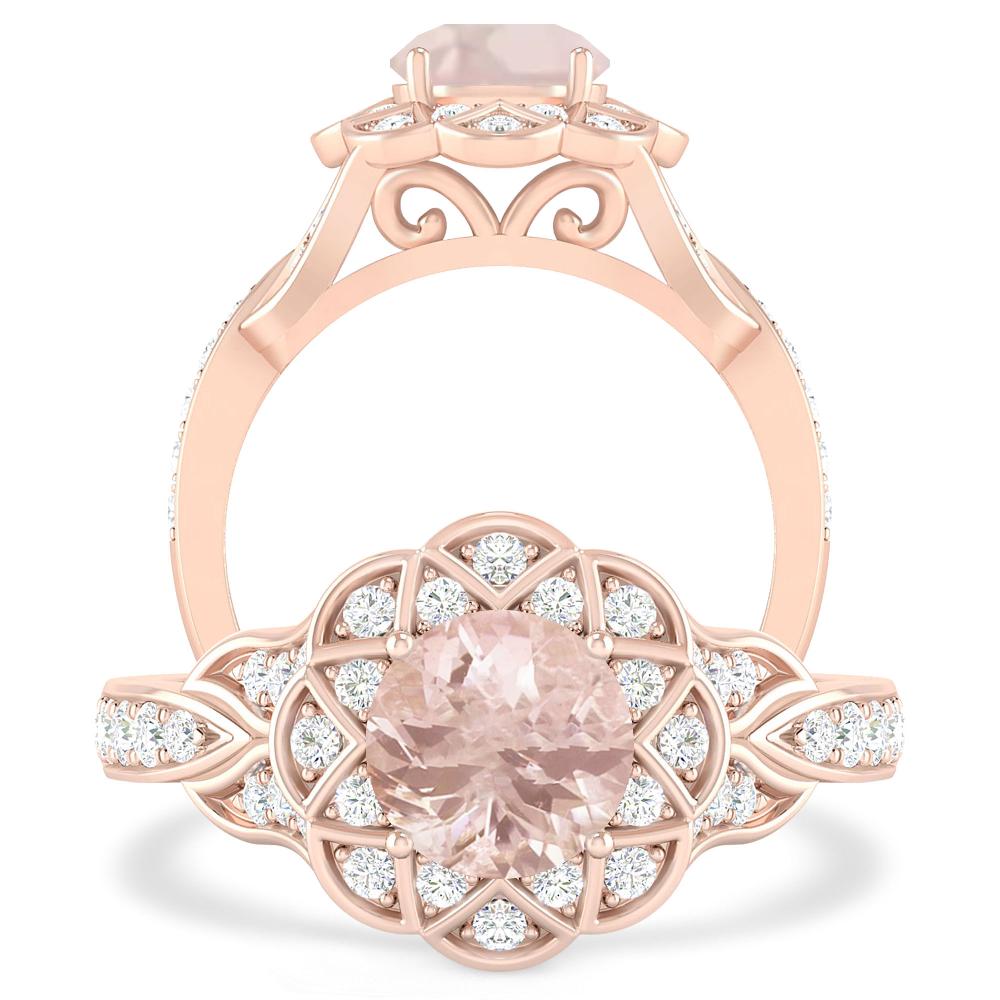 Rose Gold - Morganite