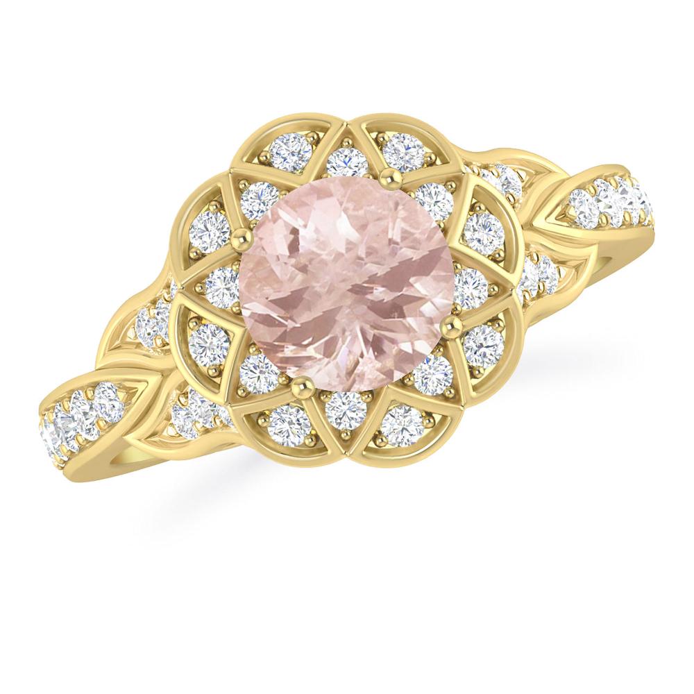 Yellow Gold - Morganite