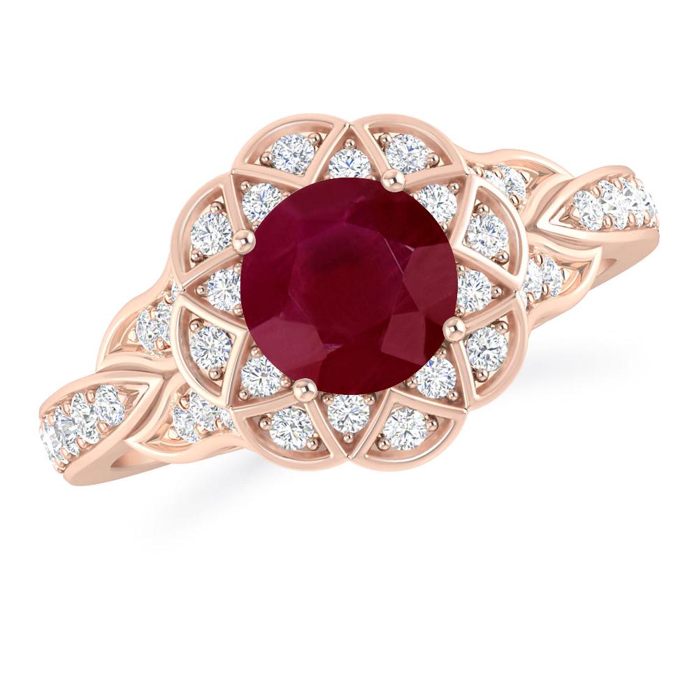 Rose Gold - Ruby