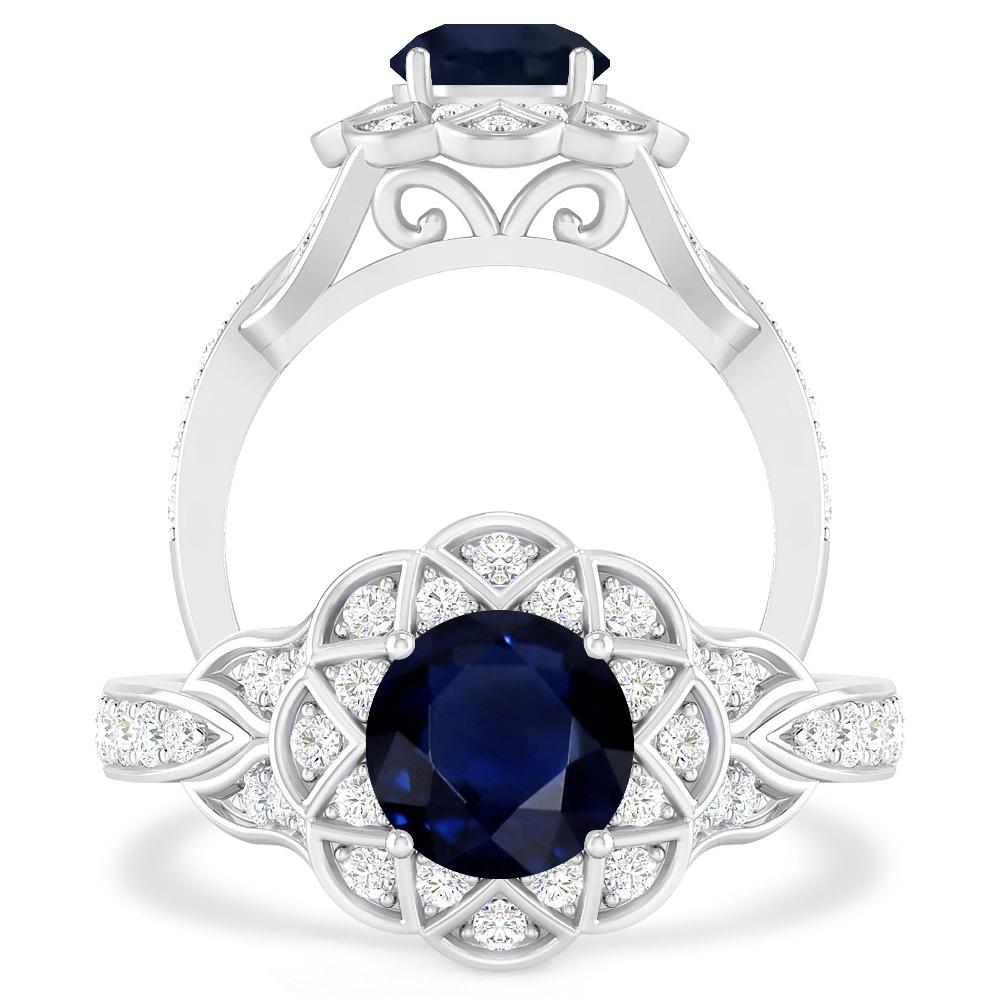 White Gold - Sapphire