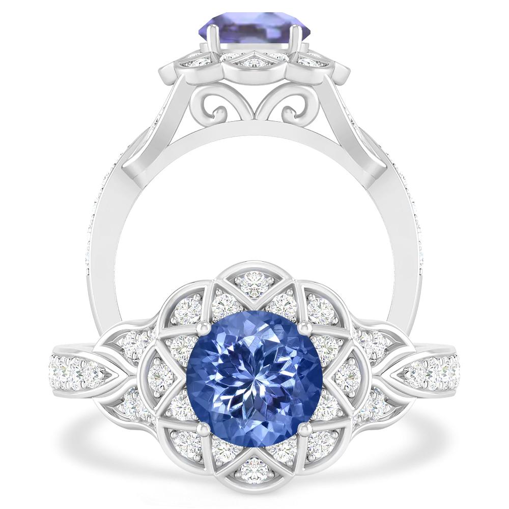 White Gold - Tanzanite