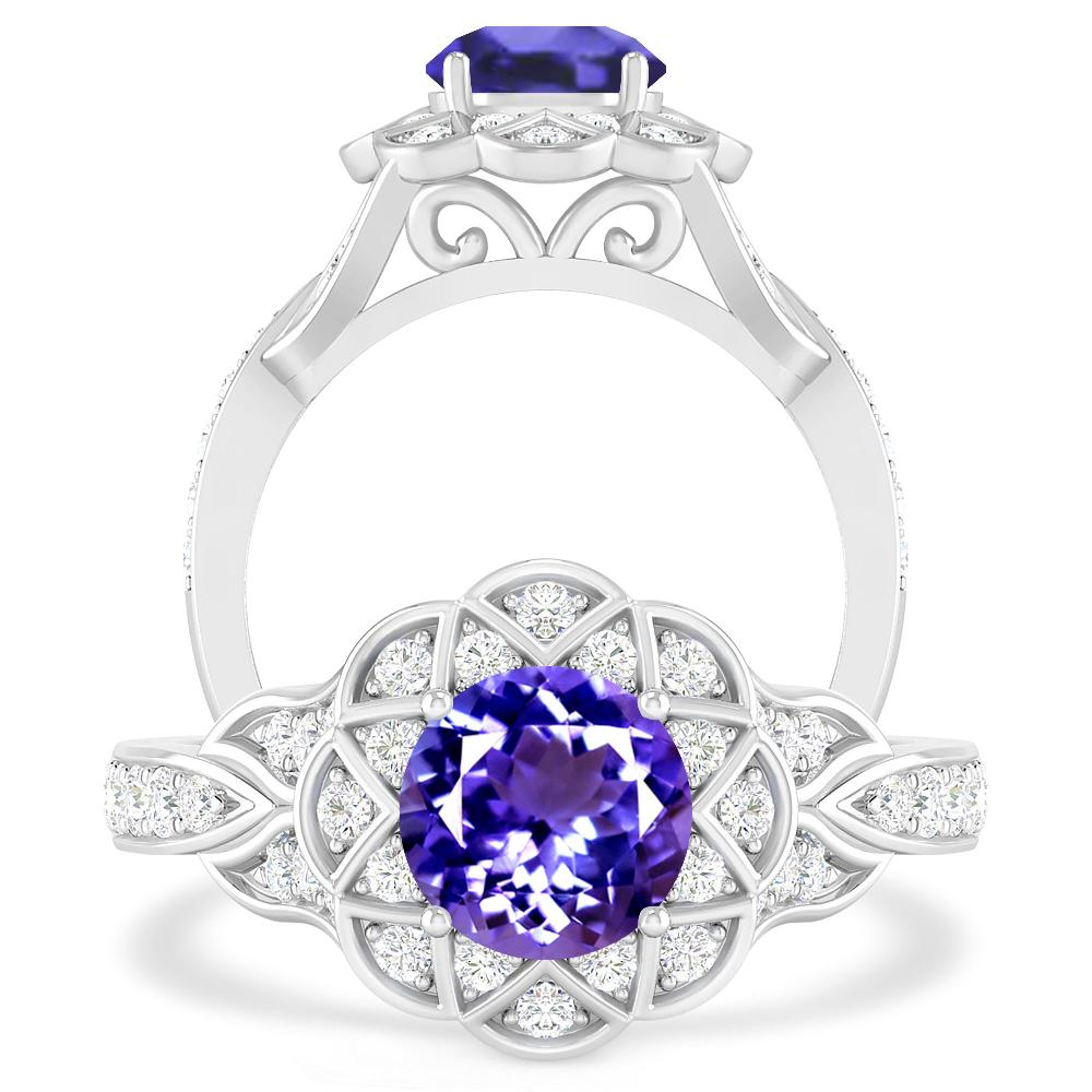White Gold - Tanzanite
