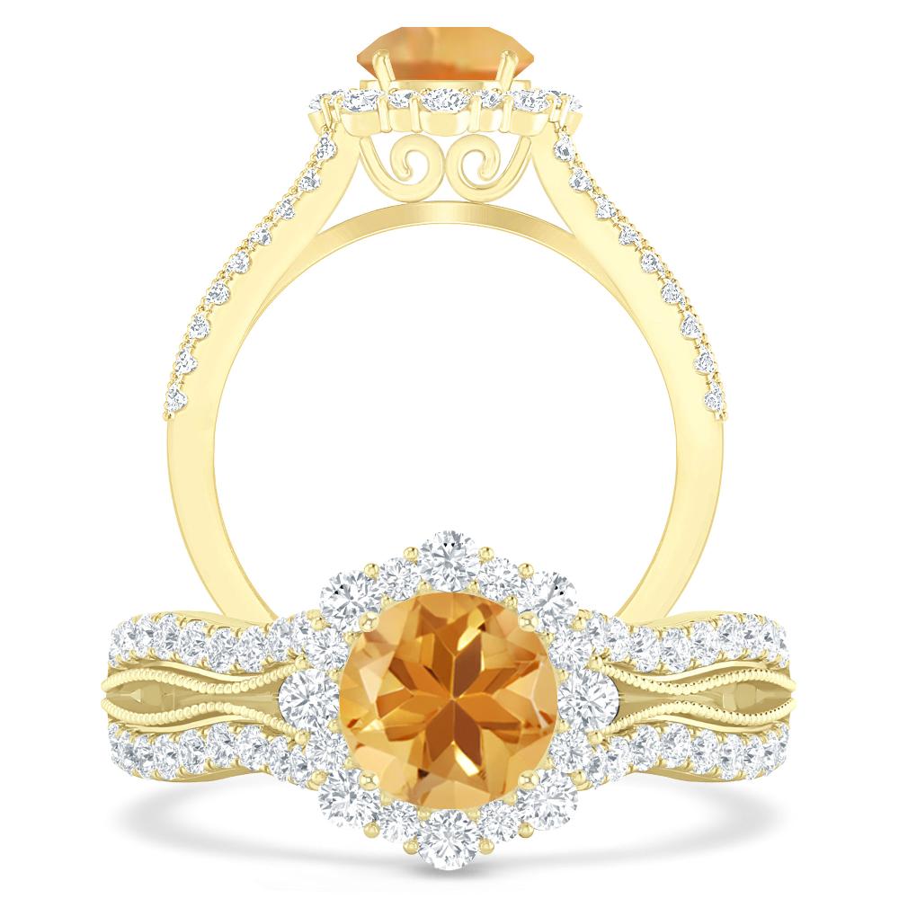 Yellow Gold - Citrine