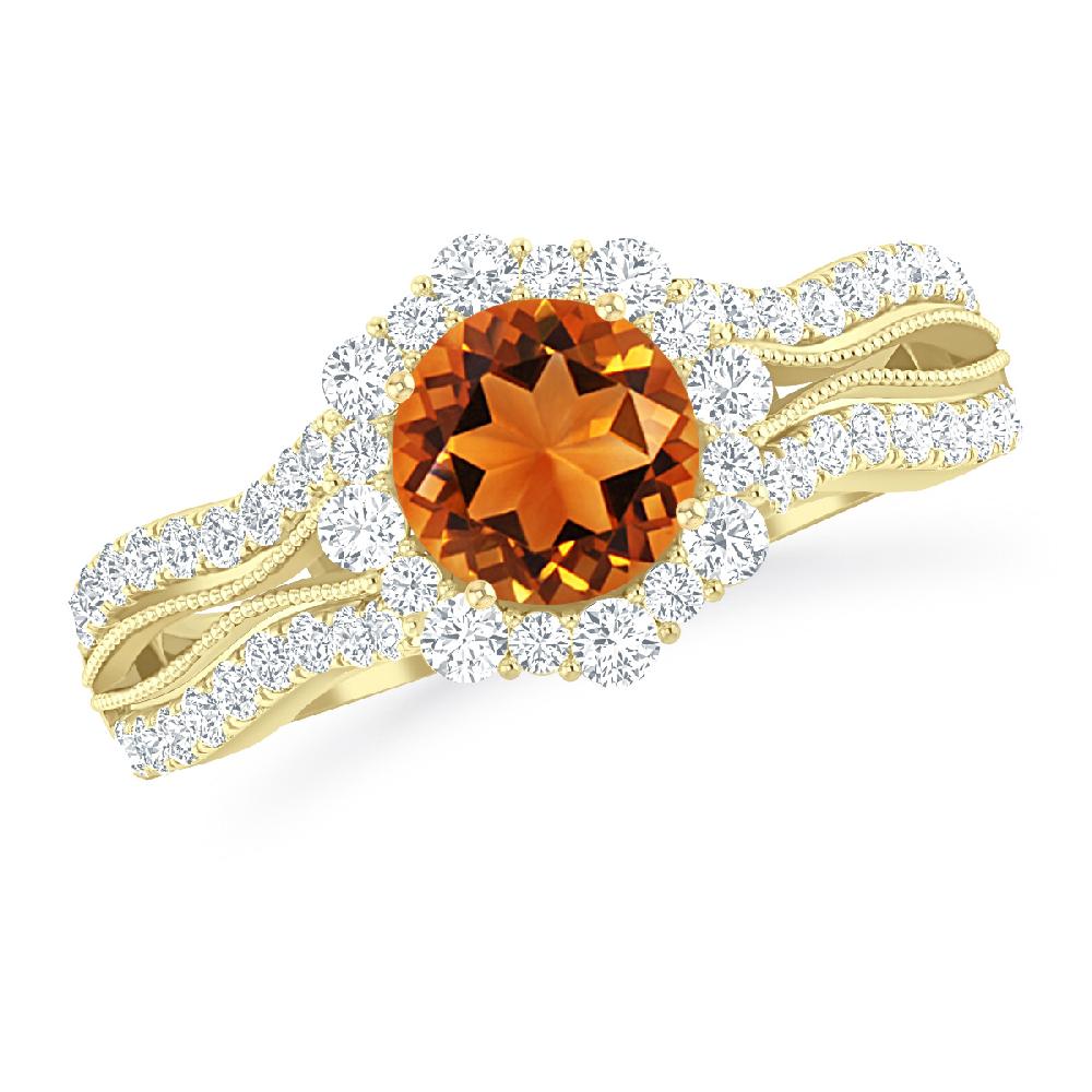 Yellow Gold - Citrine