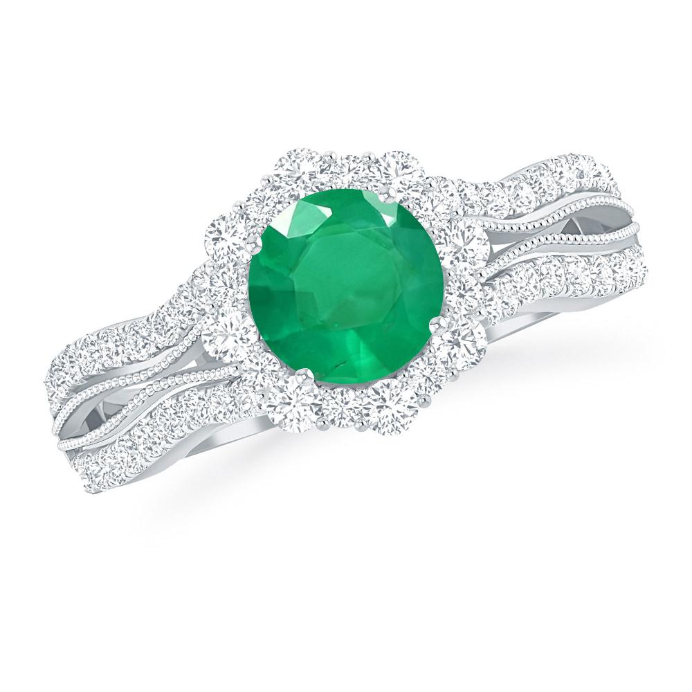 White Gold - Emerald