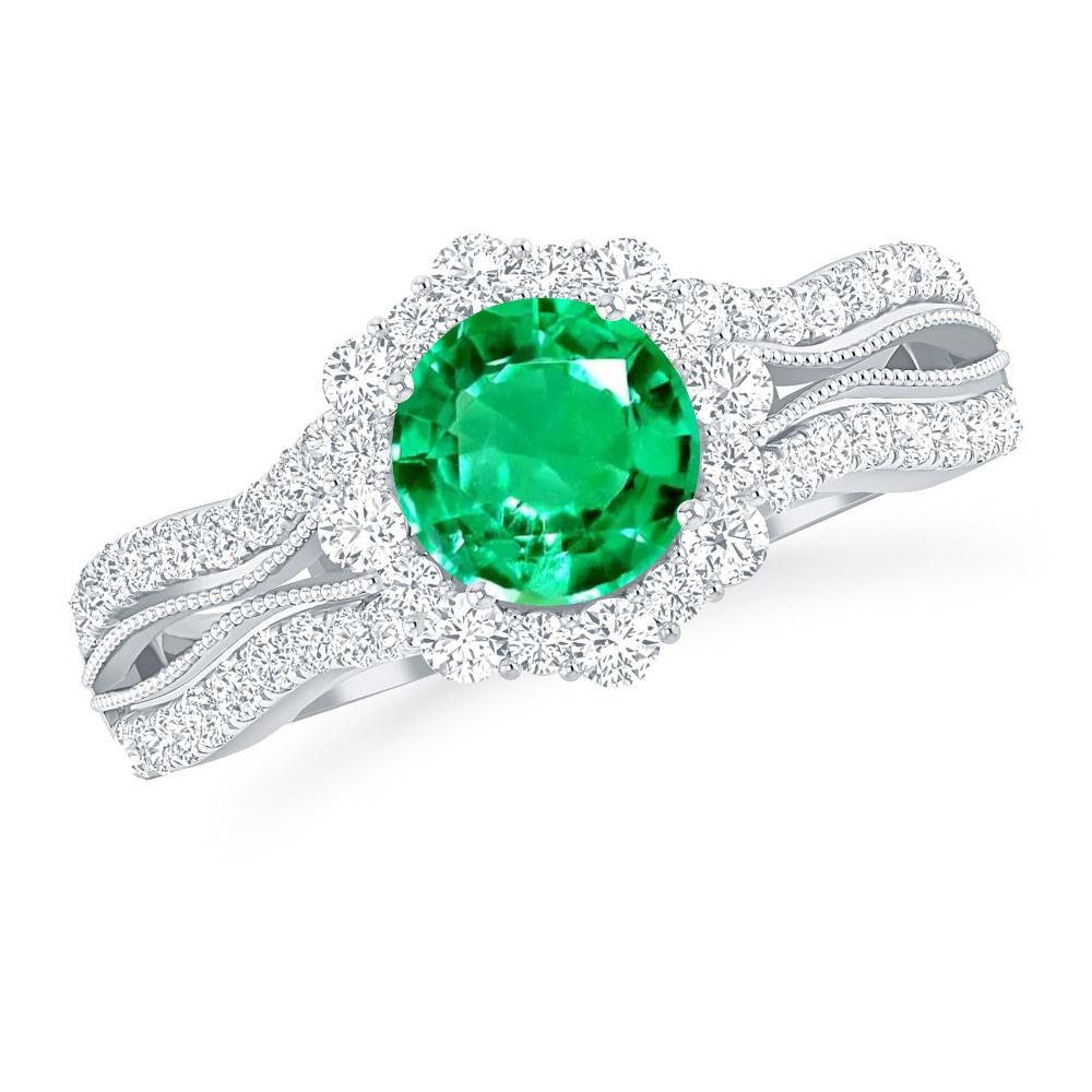 White Gold - Emerald
