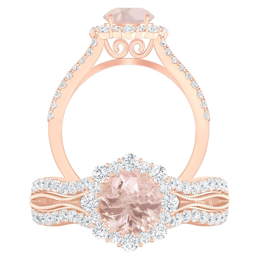 Rose Gold - Morganite