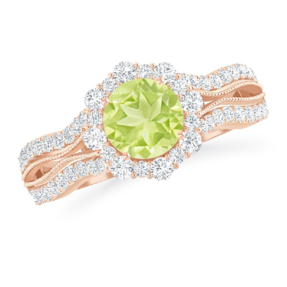 Rose Gold - Peridot