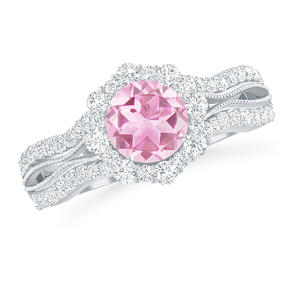 White Gold - Pink Tourmaline