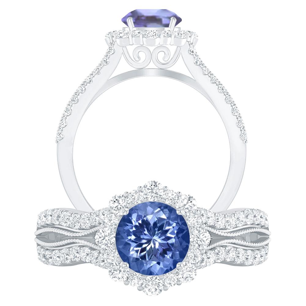 White Gold - Tanzanite