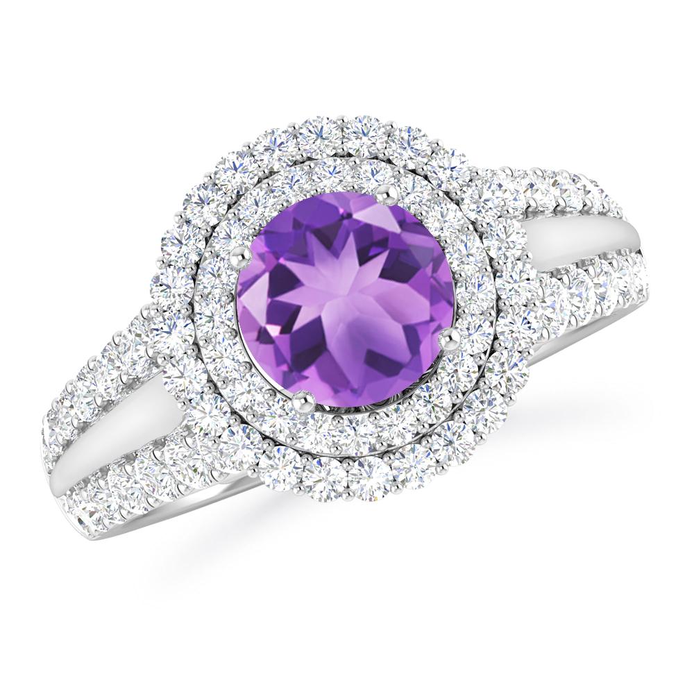 White Gold - Amethyst