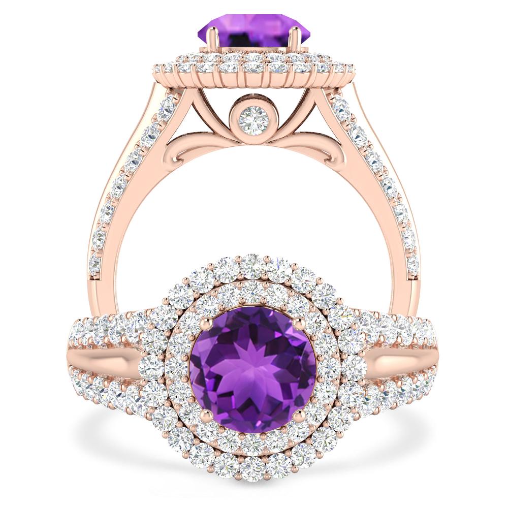 Rose Gold - Amethyst